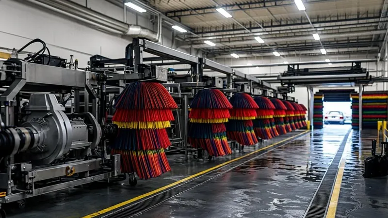 Professional car wash tunnel equipment available for bonus depreciation