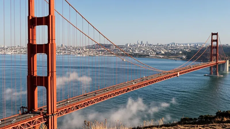 Golden Gate Bridge and San Francisco skyline