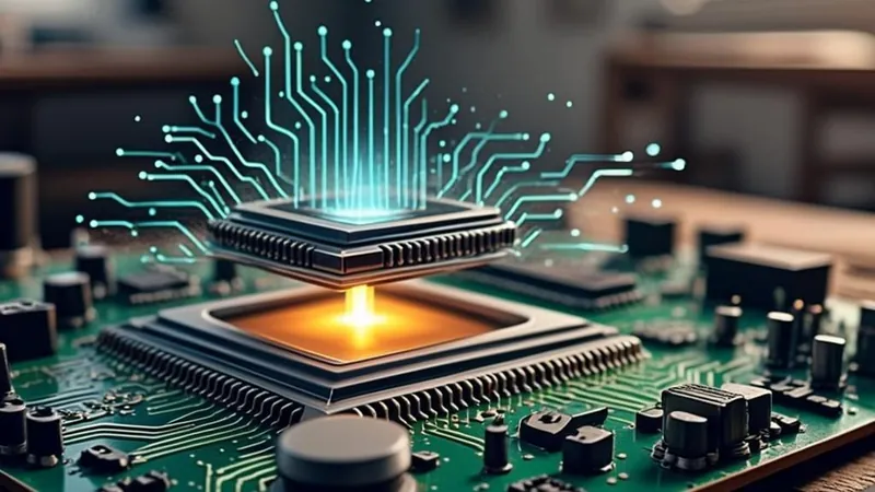 Circuit board close-up representing gas fees adjusting token basis