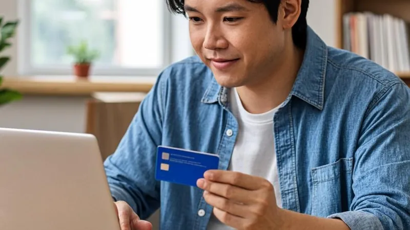 Person paying online representing the IRS Direct Pay bank transfer method