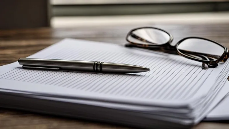 Retirement account transfer forms with a pen on a wooden desk