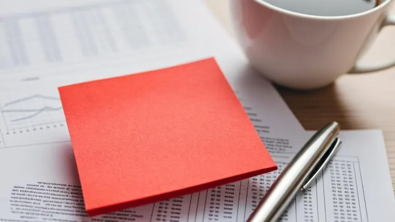 Flagged papers representing the wash sale window blocking a deduction